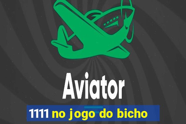 1111 no jogo do bicho