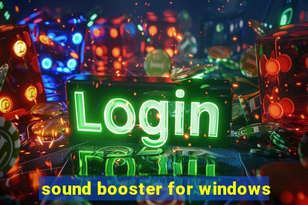 sound booster for windows