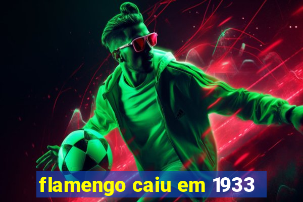 flamengo caiu em 1933