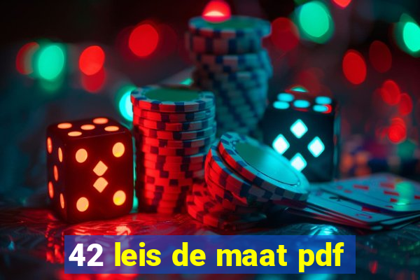 42 leis de maat pdf