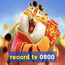 record tv 0800