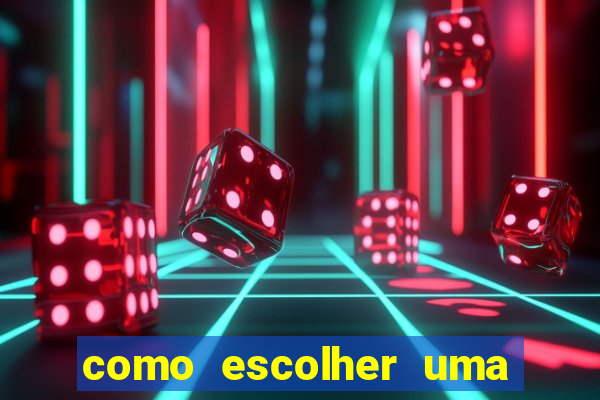 como escolher uma boa cartela de bingo