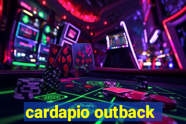 cardapio outback