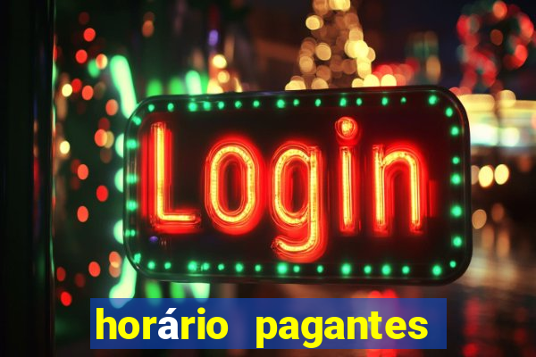 horário pagantes do fortune tiger