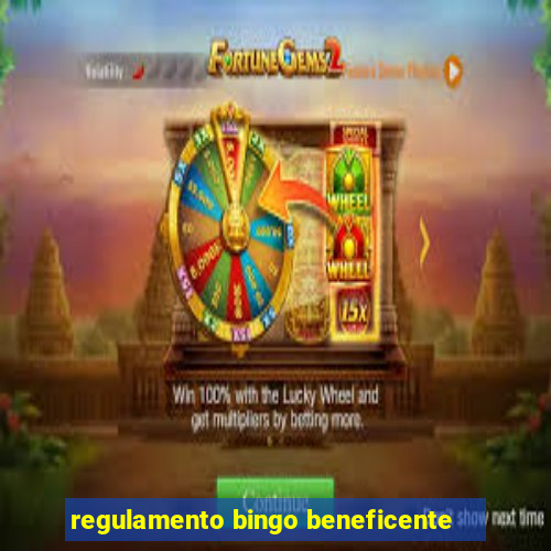 regulamento bingo beneficente