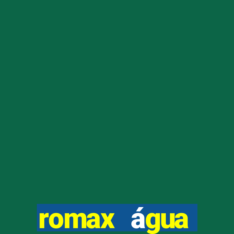 romax água sanitária agua sanitaria romax pronto fispq