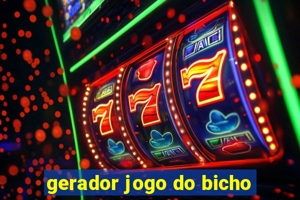 gerador jogo do bicho