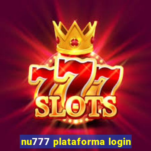 nu777 plataforma login