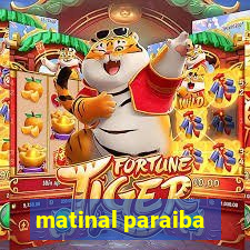 matinal paraiba