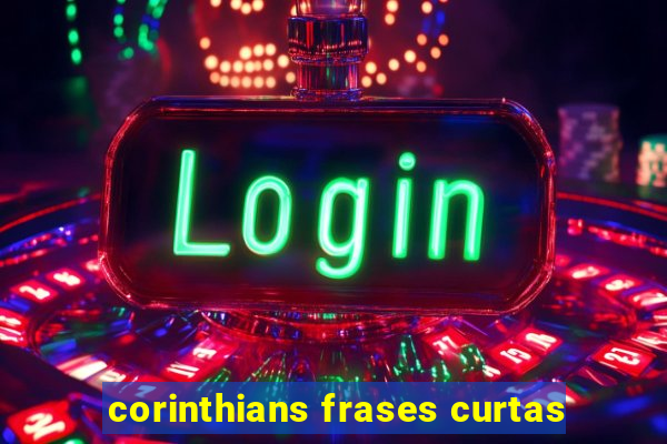 corinthians frases curtas